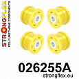 026255A: Strongflex Sada silentbloků zadního nosníku varianta SPORT