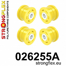 026255A: Strongflex Sada silentbloků zadního nosníku varianta SPORT 026255A: Strongflex Sada silentbloků zadního nosníku varianta SPORT