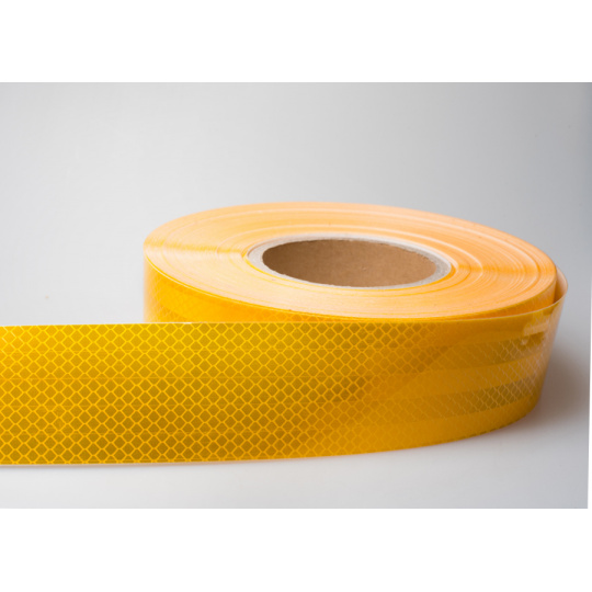 Samolepicí reflexní páska žlutá - délka 1m