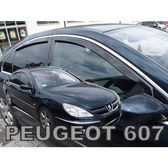 HEKO ofuky oken Peugeot 607 sedan 4dv (1999-2010) přední + zadní