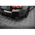 Maxton Design "Street Pro" boční difuzory pod zadní nárazník s křidélky ver.1 pro BMW M2 G87, plast ABS bez povrchové úpravy