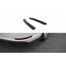 Maxton Design boční difuzory pod zadní nárazník pro Škoda Superb Mk3, černý lesklý plast ABS