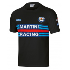 Sparco tričko Martini Racing, barva: černá, velikost: M Sparco tričko Martini Racing, barva: černá, velikost: M