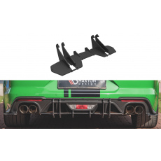 Maxton Design "Racing durability" difuzor pod zadní nárazník pro Ford Mustang MK6 GT Facelift, plast ABS bez povrchové úpravy Maxton Design "Racing durability" difuzor pod zadní nárazník pro Ford Mustang MK6 GT Facelift, plast ABS bez povrchové úpravy