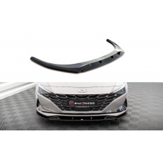 Maxton Design spoiler pod přední nárazník pro Hyundai Elantra Mk7, černý lesklý plast ABS