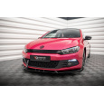 Maxton Design spoiler pod přední nárazník ver.3 pro Volkswagen Scirocco Mk3, černý lesklý plast ABS