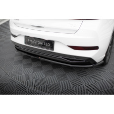 Maxton Design středový spoiler zadního nárazníku pro Hyundai I30 MK3 Facelift, černý lesklý plast ABS