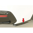 Rieger spoiler pod zadní nárazník na pravé straně pro BMW řada 1 F21 sedan / 2-dvéř. r.v. 05/2015-, plast ABS lakovaný do černé lesklé barvy