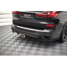 Maxton Design středový spoiler pod zadní nárazník s žebrováním pro BMW X7 G07, černý lesklý plast ABS Maxton Design středový spoiler pod zadní nárazník s žebrováním pro BMW X7 G07, černý lesklý plast ABS