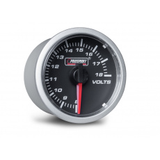 PROSPORT Performance přídavný budík řady Clear Lens, měřená hodnota: voltmetr PROSPORT Performance přídavný budík řady Clear Lens, měřená hodnota: voltmetr