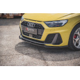 Maxton Design spoiler pod přední nárazník ver.2 pro Audi A1 GB, černý lesklý plast ABS