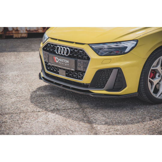Maxton Design spoiler pod přední nárazník ver.2 pro Audi A1 GB, černý lesklý plast ABS Maxton Design spoiler pod přední nárazník ver.2 pro Audi A1 GB, černý lesklý plast ABS
