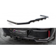 Maxton Design středový spoiler pod zadní nárazník s žebrováním pro BMW řada 7 G70 M-Pack, carbon-Look