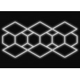 Kompletní LED svítidlo, rozměr: 236,5 x 489,9 cm, teplota světla: bílá 4000 K