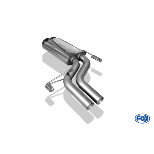 Fox Sportauspuff přední díl s tlumičem pro BMW řada 5 E34 s motorem 3.8