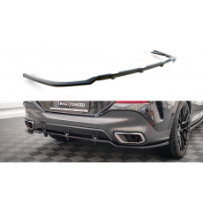 Maxton Design středový spoiler pod zadní nárazník s žebrováním v.2 pro BMW X6 G06 /M-Pack, černý lesklý plast ABS Maxton Design středový spoiler pod zadní nárazník s žebrováním v.2 pro BMW X6 G06 /M-Pack, černý lesklý plast ABS