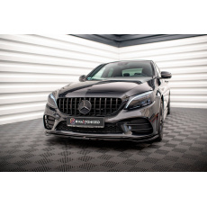 Maxton Design spoiler pod přední nárazník pro Mercedes třída C W205 Facelift/AMG-Line/Coupe, W205 Facelift/AMG-Line/Sedan, černý lesklý plast ABS Maxton Design spoiler pod přední nárazník pro Mercedes třída C W205 Facelift/AMG-Line/Coupe, W205 Facelift/AMG-Line/Sedan, černý lesklý plast ABS