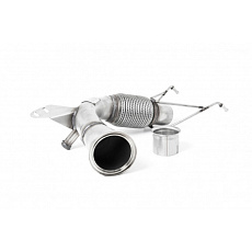 Milltek Sport downpipe s náhradou katalyzátoru pro Mini Mk3 (F55) Mini Cooper S 2.0 Turbo - 5-dvéř. Hatch (UK a EU modely) LCI s GPF/OPF 2019-2024, pouze pro OE Cat Back systém