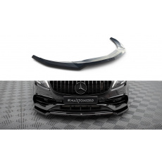 Maxton Design spoiler pod přední nárazník pro Mercedes třída A W176 Facelift AMG-Line, černý lesklý plast ABS