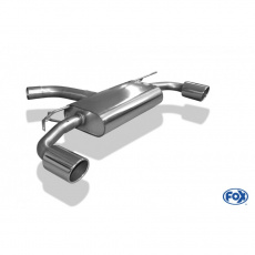Fox Sportauspuff koncový tlumič výfuku s koncovkou 1x100 Typ 16 na obou stranách pro Volkswagen Golf VII 2017- s motorem 1.0, 1.4, 1.5 Fox Sportauspuff koncový tlumič výfuku s koncovkou 1x100 Typ 16 na obou stranách pro Volkswagen Golf VII 2017- s motorem 1.0, 1.4, 1.5