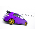 Maxton Design difuzory pod boční prahy ver.4 pro Volkswagen Golf R Mk8, Mk8 Facelift, černý lesklý plast ABS