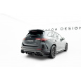 Maxton Design spoiler pod zadní nárazník s žebrováním pro Mercedes GLC SUV/X254 /43 AMG, černý lesklý plast ABS