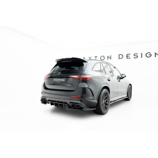 Maxton Design spoiler pod zadní nárazník s žebrováním pro Mercedes GLC SUV/X254 /43 AMG, černý lesklý plast ABS Maxton Design spoiler pod zadní nárazník s žebrováním pro Mercedes GLC SUV/X254 /43 AMG, černý lesklý plast ABS