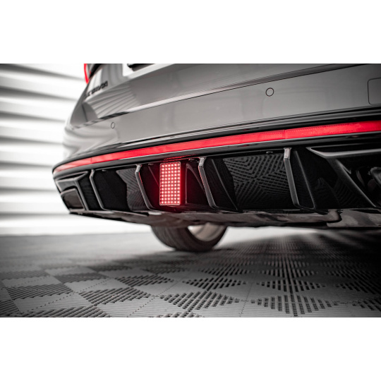 Maxton Design brzdové světlo pro Škoda Octavia RS Mk4, černý lesklý plast ABS