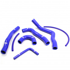 Samco Sport 7-dílná sada silikonových hadic pro vedení chladicí kapaliny pro Mitsubishi Lancer EVO 10 2007 - on CZ4A, s motorem 4B11, barva: modrá
