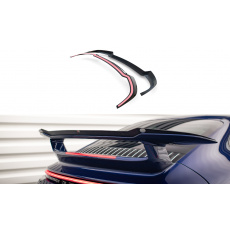 Maxton Design prodloužení spoileru pro Porsche 911 992 Carrera/Carrera S Aero, černý lesklý plast ABS