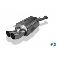 Fox Sportauspuff koncový tlumič výfuku s koncovkou 2x76 Typ 18 pro Opel Astra G s motorem 1.4, 1.6, 1.7 TD, 1.7 TDI, 1.8, 2.0, 2.0 DI, 2.0 TD, 2.2, 2.2 DTi, model CC