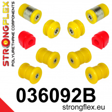 036092B: Strongflex Sada silentbloků zadního zavěšení 036092B: Strongflex Sada silentbloků zadního zavěšení