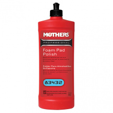 Mothers Professional Foam Pad Polish - profesionální speciální leštěnka na pěnové kotouče, 946 ml