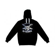 TA Technix Hoody mikina s kapucí by SourKrauts, černá