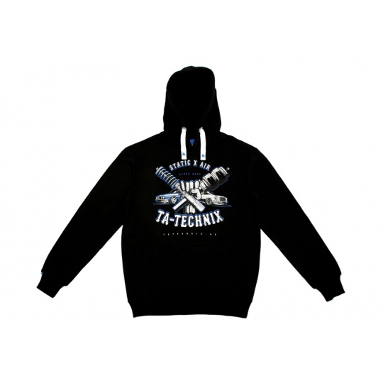 TA Technix Hoody mikina s kapucí by SourKrauts, černá