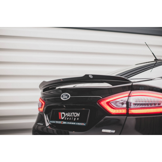 Maxton Design prodloužení spoileru pro Ford Mondeo Mk5, černý lesklý plast ABS