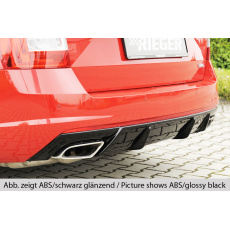 Rieger vložka zadního nárazníku pro Škoda Octavia RS 5E combi, sedan vč. faceliftu, plast ABS bez povrchové úpravy, pro vozy s nasazovacím tažným zařízením Rieger vložka zadního nárazníku pro Škoda Octavia RS 5E combi, sedan vč. faceliftu, plast ABS bez povrchové úpravy, pro vozy s nasazovacím tažným zařízením