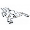 Milltek Sport Downpipe-back (náhrada OPF/GPF) pro BMW X3 X3M / X3M Comp (G01) 3.0 (s OPF/GPF S58 - facelift) 2022-2024, GT-115 leštěné koncovky