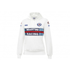 Sparco dámská mikina Martini Racing, barva: bílá, velikost: L Sparco dámská mikina Martini Racing, barva: bílá, velikost: L