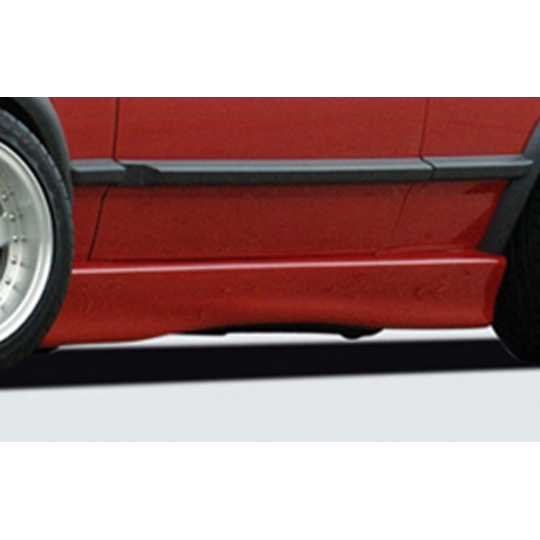 Rieger boční práh mont. strana levá pro Volkswagen Polo 2/3 kupé, r.v. 75-94, plast ABS bez povrchové úpravy