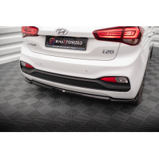 Maxton Design středový spoiler zadního nárazníku pro Hyundai i20 Mk2 Facelift, černý lesklý plast ABS Maxton Design středový spoiler zadního nárazníku pro Hyundai i20 Mk2 Facelift, černý lesklý plast ABS