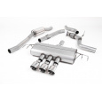 Milltek Sport výfukový systém cat-back s rezonátorem Road+ pro Honda Civic Type R FK8 2.0 i-VTEC (s OPF/GPF nebo bez OPF/GPF) 2017-2022, GT-100 leštěné koncovky