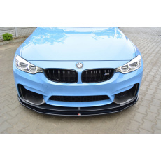 Maxton Design spoiler pod přední nárazník pro BMW M4 F82, černý lesklý plast ABS, M-performance