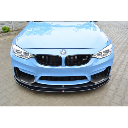 Maxton Design spoiler pod přední nárazník pro BMW M4 F82, černý lesklý plast ABS, M-performance Maxton Design spoiler pod přední nárazník pro BMW M4 F82, černý lesklý plast ABS, M-performance