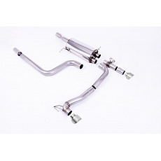 Milltek Sport homologovaný výfuk cat-back GPF Back Maxton Designs Dual Outlet pro Ford Fiesta Mk8 ST 1.5 EcoBoost 200PS (Pre Sept 2020 Models Only) 2018-2020, GT-100 titanové koncovky