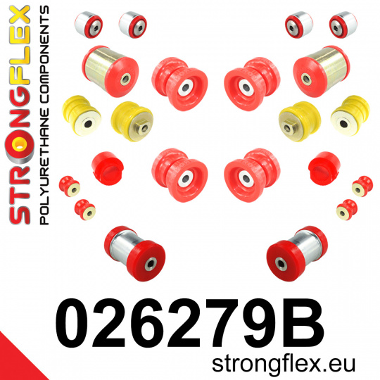 026279B: Strongflex Kompletní sada silentbloků pro zavěšení