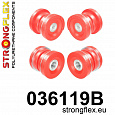 036119B: Strongflex Sada silentbloků uložení zadního nosníku