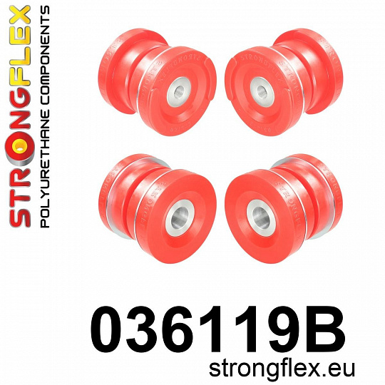 036119B: Strongflex Sada silentbloků uložení zadního nosníku