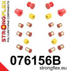 076156B: Strongflex Kompletní sada silentbloků pro zavěšení 076156B: Strongflex Kompletní sada silentbloků pro zavěšení