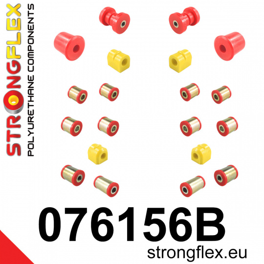 076156B: Strongflex Kompletní sada silentbloků pro zavěšení